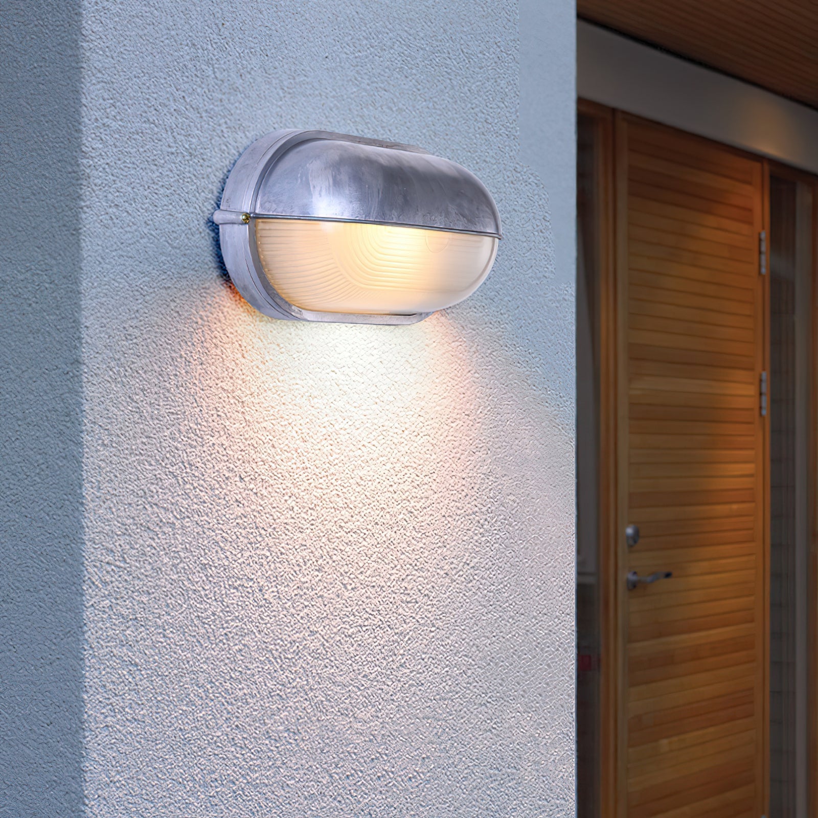 Zewnętrzna lampa ścienna odporna na warunki trwała styl industrialny