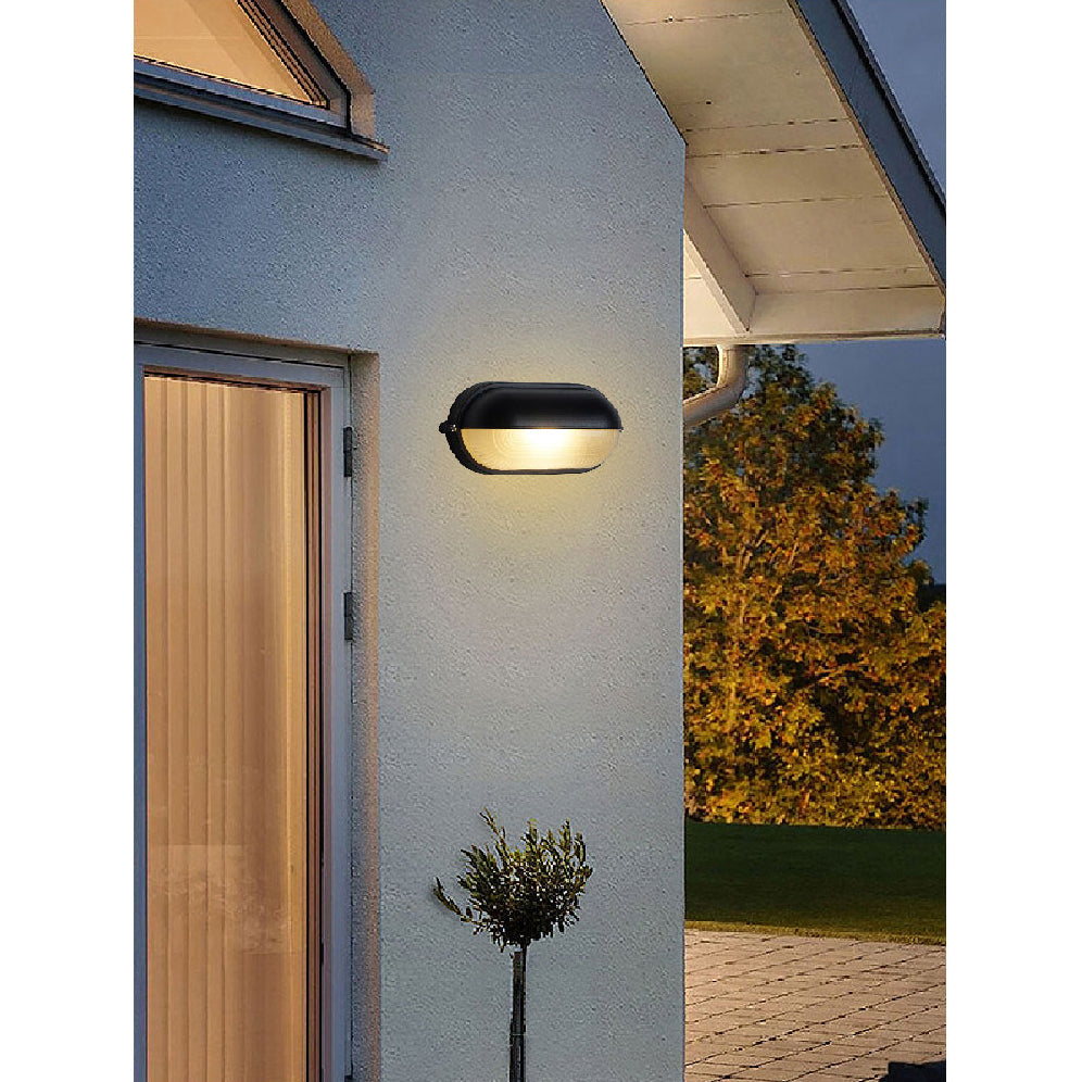 Zewnętrzna lampa ścienna odporna na warunki trwała styl industrialny