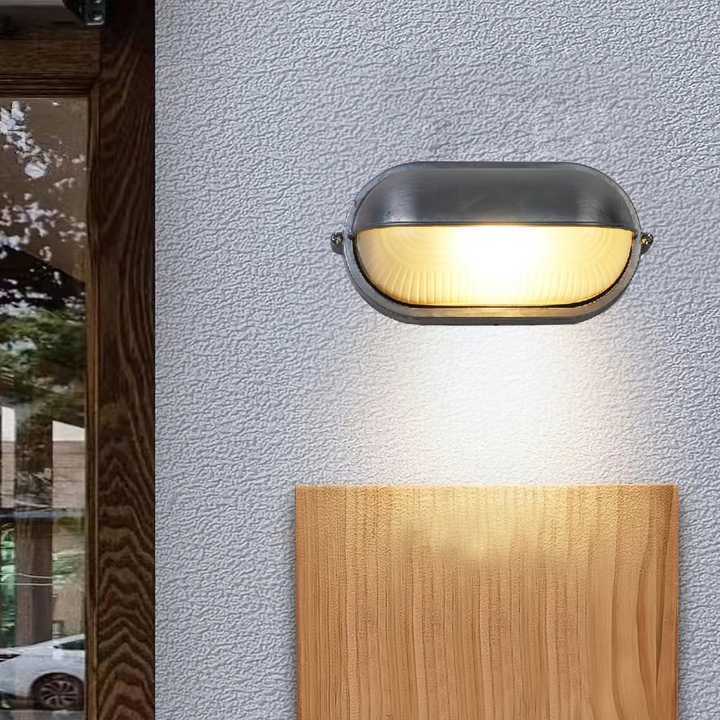 Zewnętrzna lampa ścienna odporna na warunki trwała styl industrialny