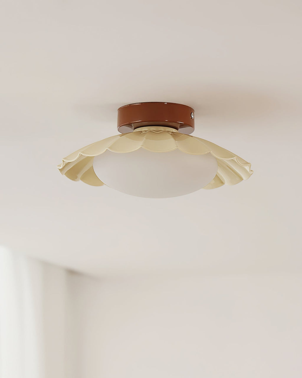 Skandynawska nephele ciepła lampa sufitowa LED w kształcie chmury