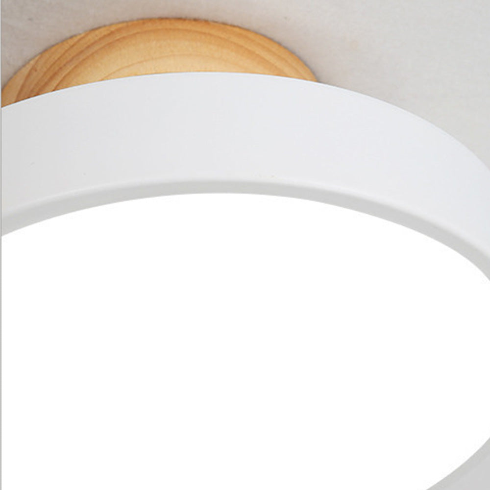 Lampa sufitowa LED do montażu podtynkowego w stylu skandynawskim do wnętrz