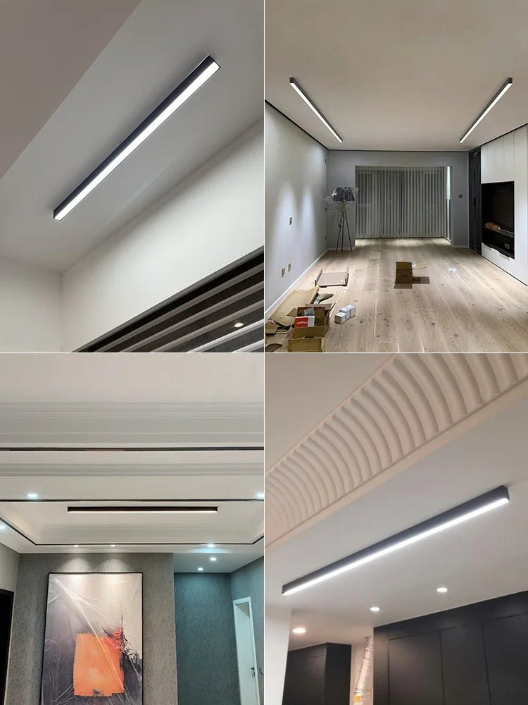 Skandynawska lampa sufitowa LED minimalistyczna jasna