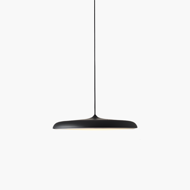 Ponadczasowa skandynawska lampa wisząca LED w kształcie dysku do nowoczesnego domu