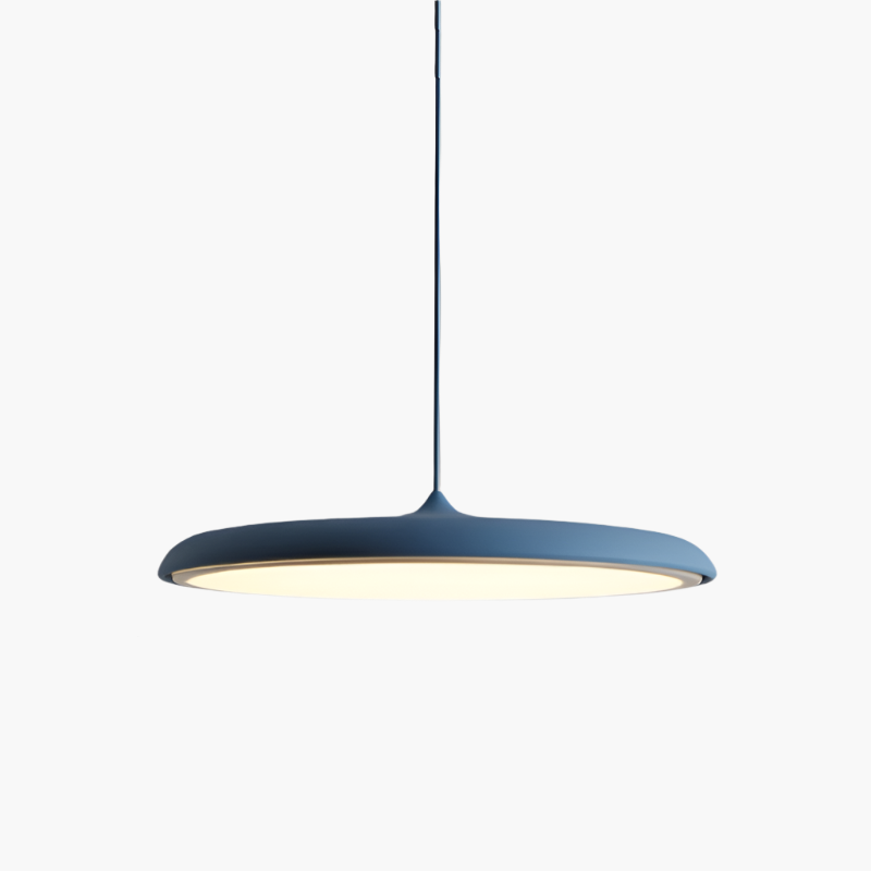 Ponadczasowa skandynawska lampa wisząca LED w kształcie dysku do nowoczesnego domu