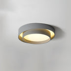 Nowoczesna lampa sufitowa w stylu nordyckiego art déco – okrągły model LED