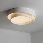 Nowoczesna lampa sufitowa w stylu nordyckiego art déco – okrągły model LED
