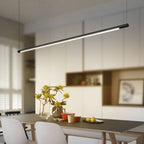 Harmonijna elegancja smukły długi półprzezroczysta Lampa wisząca LED do domu