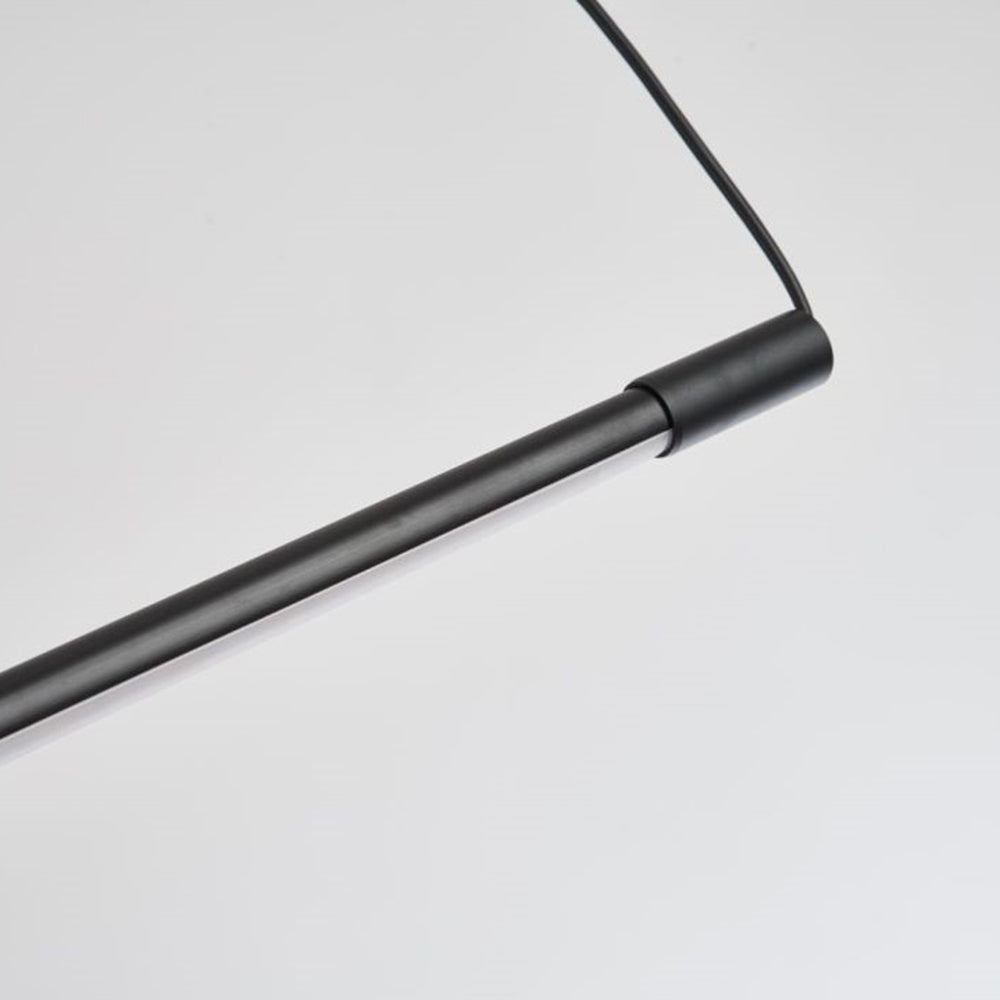 Harmonijna elegancja smukły długi półprzezroczysta Lampa wisząca LED do domu