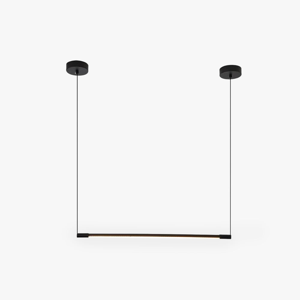 Harmonijna elegancja smukły długi półprzezroczysta Lampa wisząca LED do domu