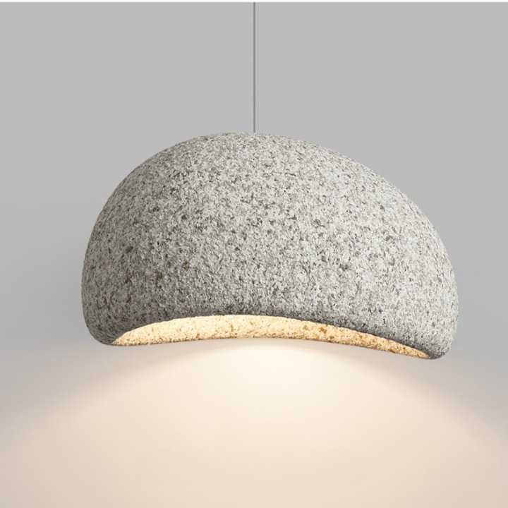 Minimalistyczna lampa sufitowa w stylu japandi