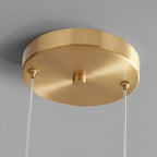 Lampa sufitowa wisząca LED retro z połowy wieku model