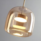 Stylowa lampa wisząca LED w stylu retro z połowy wieku