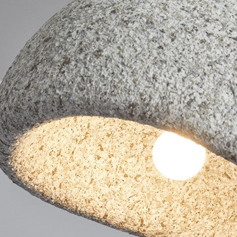 Minimalistyczna lampa sufitowa w stylu japandi
