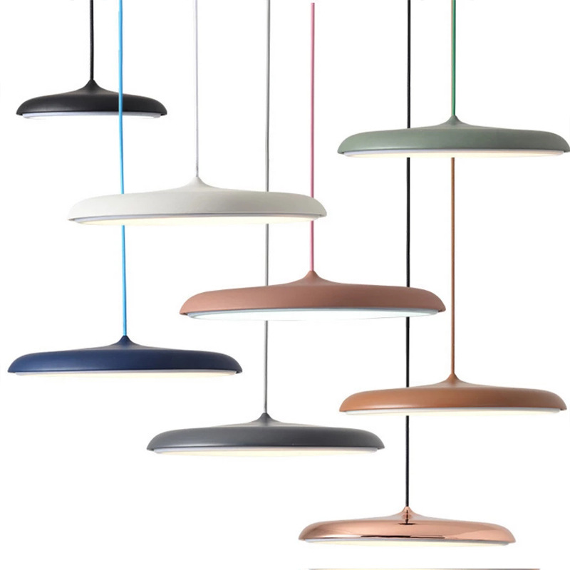 Nowoczesna skandynawska lampa wisząca LED