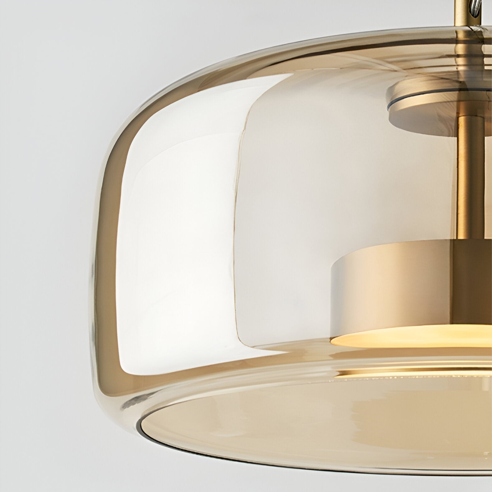 Stylowa lampa wisząca LED w stylu retro z połowy wieku