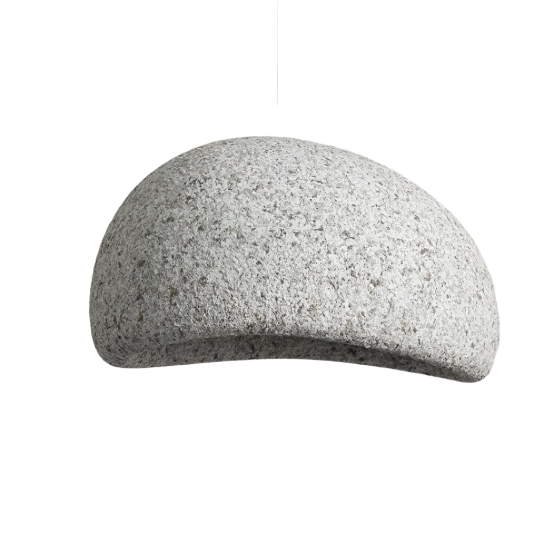 Minimalistyczna lampa sufitowa w stylu japandi