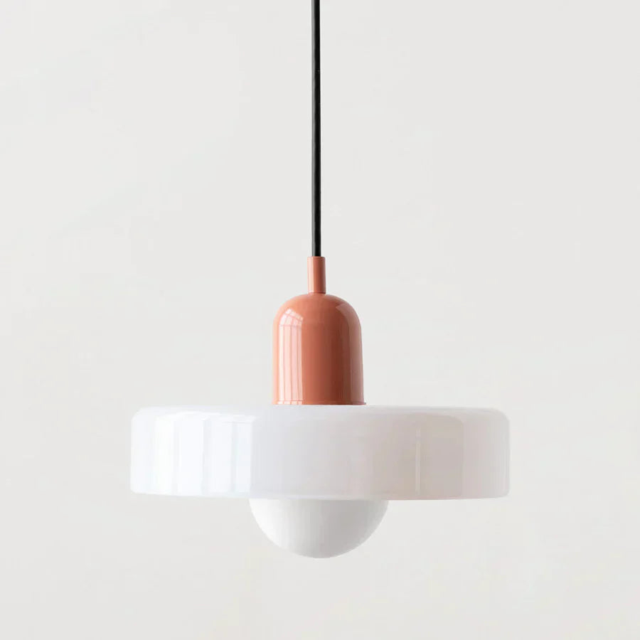 Stylowa marmurowa lampa wisząca sufitowa w stylu skandynawskim