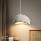 Minimalistyczna lampa sufitowa w stylu japandi