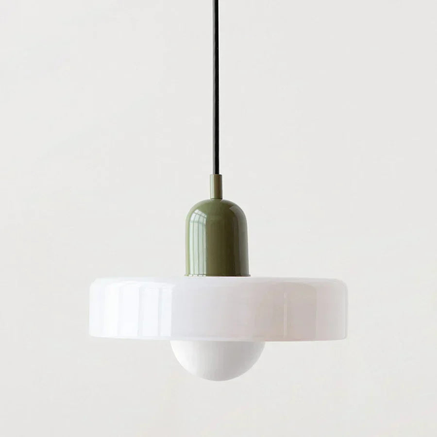 Stylowa marmurowa lampa wisząca sufitowa w stylu skandynawskim