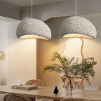 Minimalistyczna lampa sufitowa w stylu japandi
