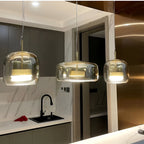 Lampa sufitowa wisząca LED retro z połowy wieku model