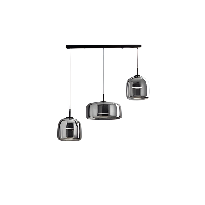 Stylowa lampa wisząca LED w stylu retro z połowy wieku