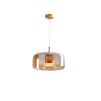 Stylowa lampa wisząca LED w stylu retro z połowy wieku