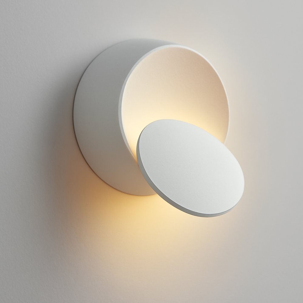Nowoczesna obrotowa lampa ścienna LED z możliwością obrotu o 350°