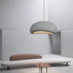 Minimalistyczna lampa sufitowa w stylu japandi