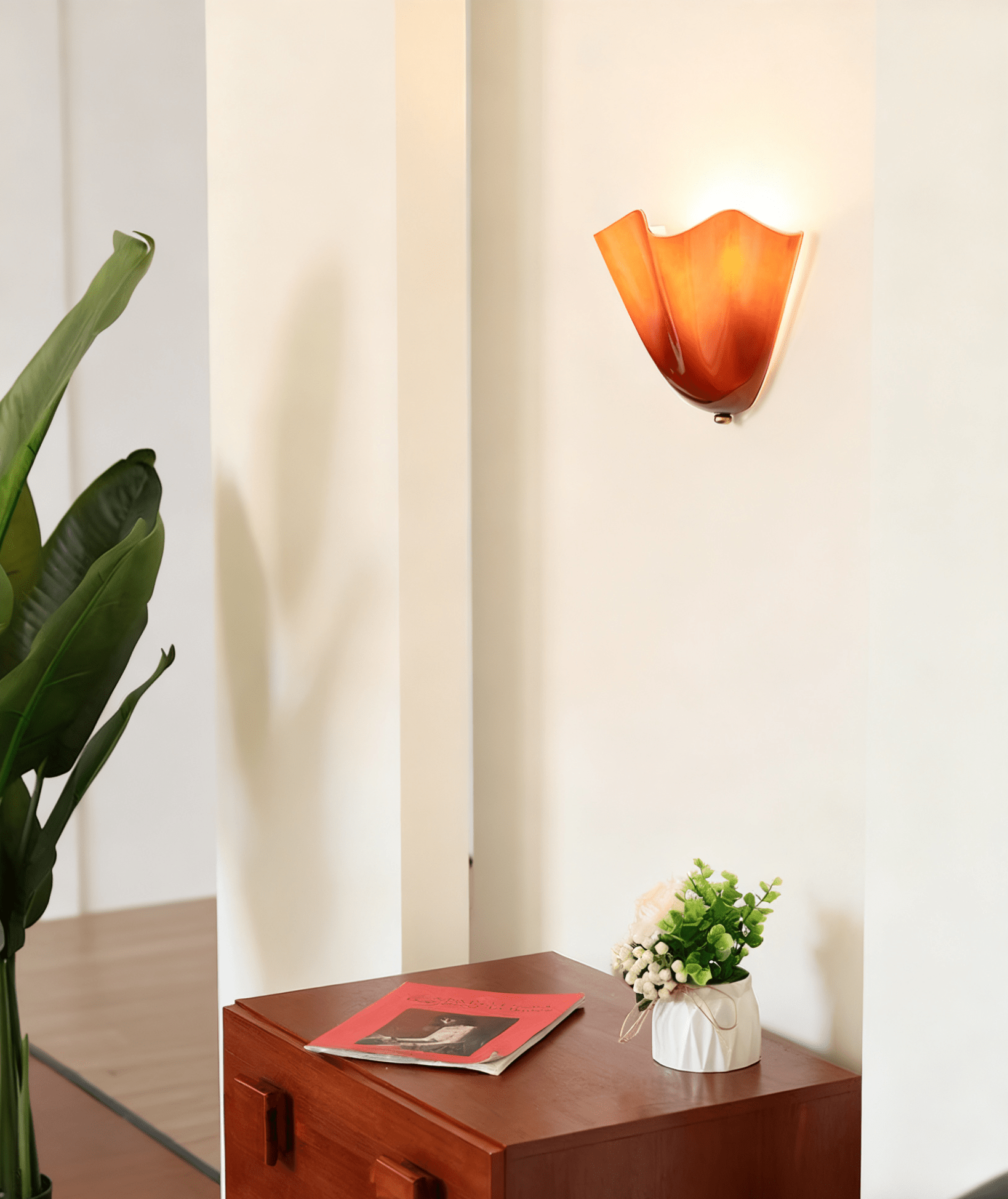 Współczesna płatkowego LED lampa ścienna