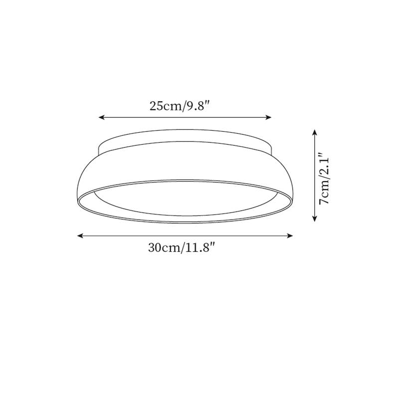 Minimalistyczna trawertyn lampa sufitowa LED z kamienia beżowa
