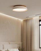 Minimalistyczna trawertyn lampa sufitowa LED z kamienia beżowa