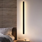 Smukła zewnętrzna lampa LED nowoczesny kinkiet taras ganek