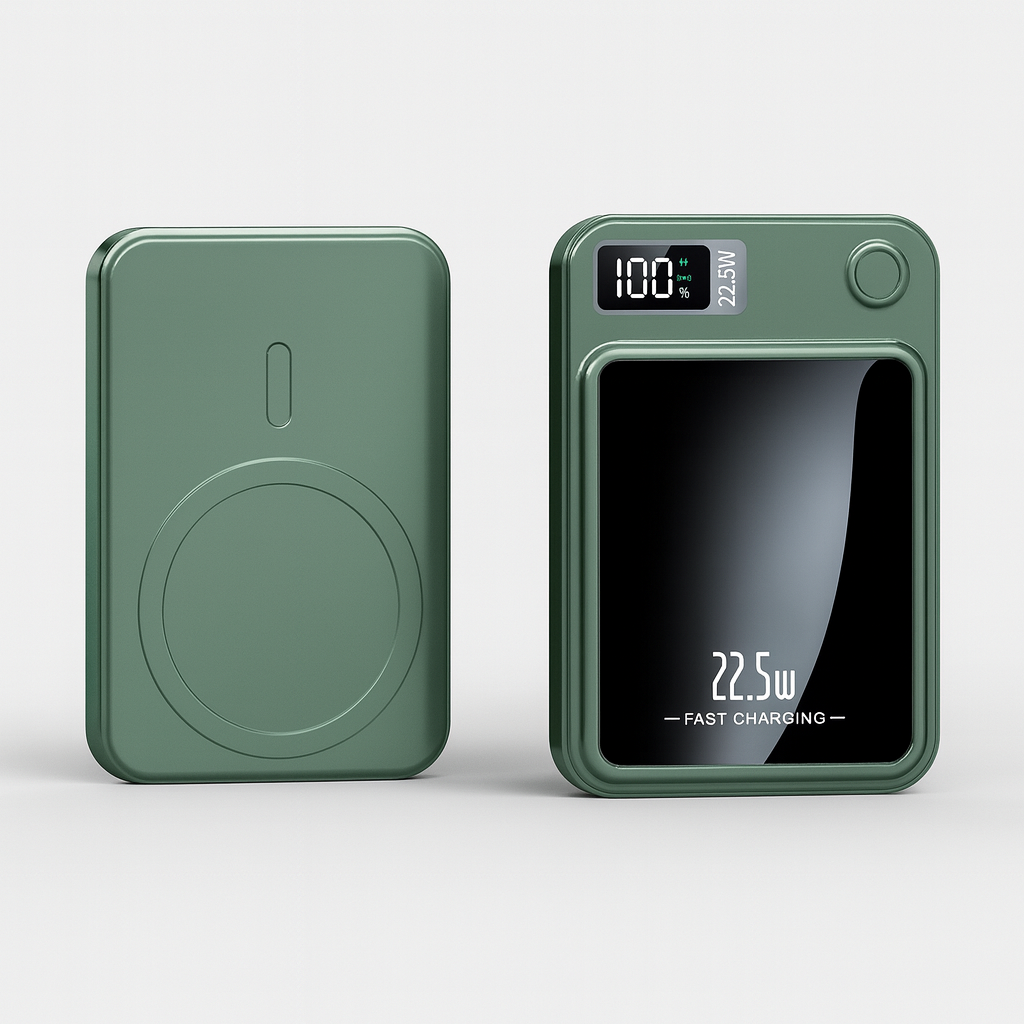 Power Bank 20000mAh Szybkie Ładowanie Bezprzewodowe 22,5W