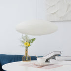 Stylowa Designerska Biała Designerska lampa wisząca Japandi do salonu i jadalni