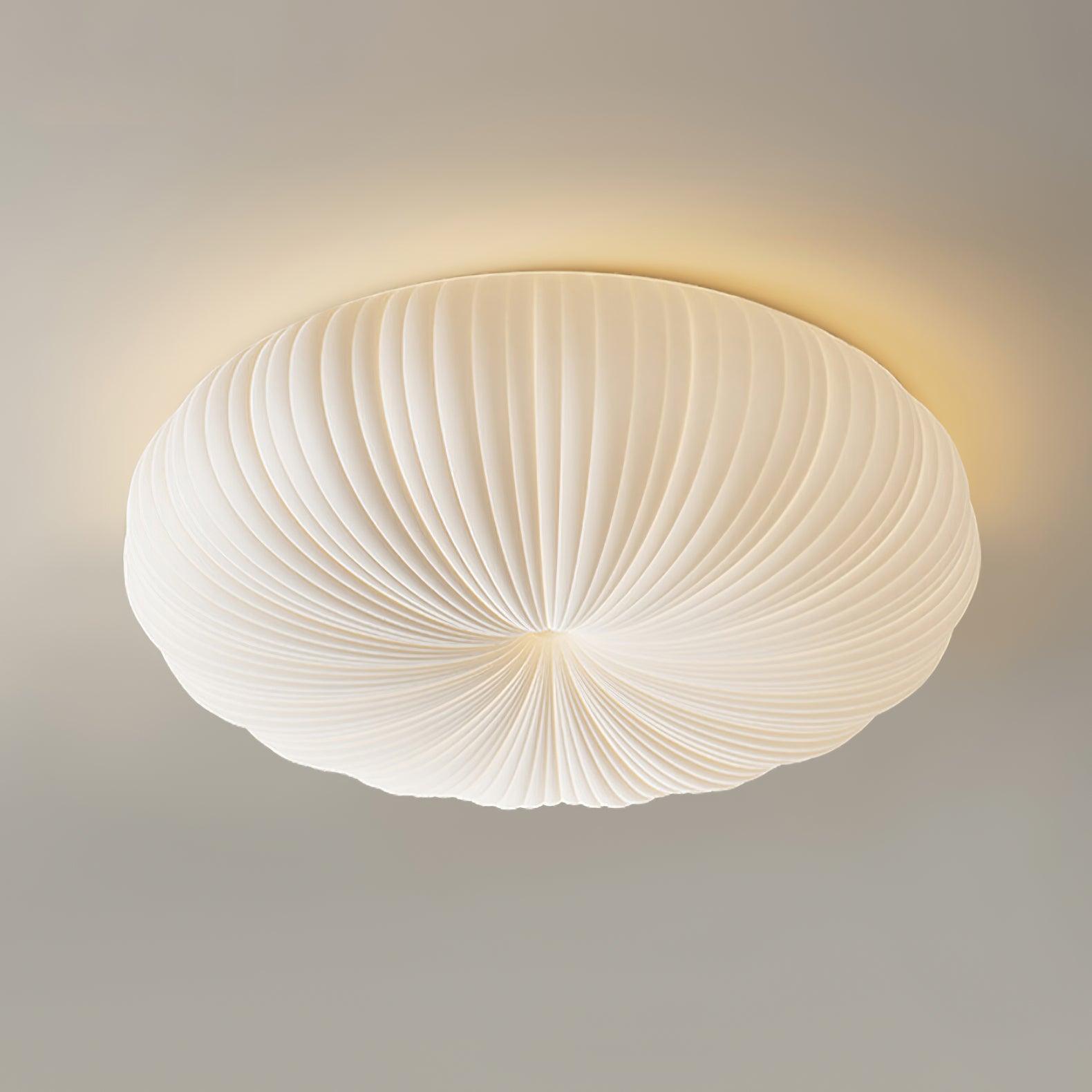 Minimalistyczna lampa sufitowa LED do wnętrz, do montażu podtynkowego, o okrągłym kształcie