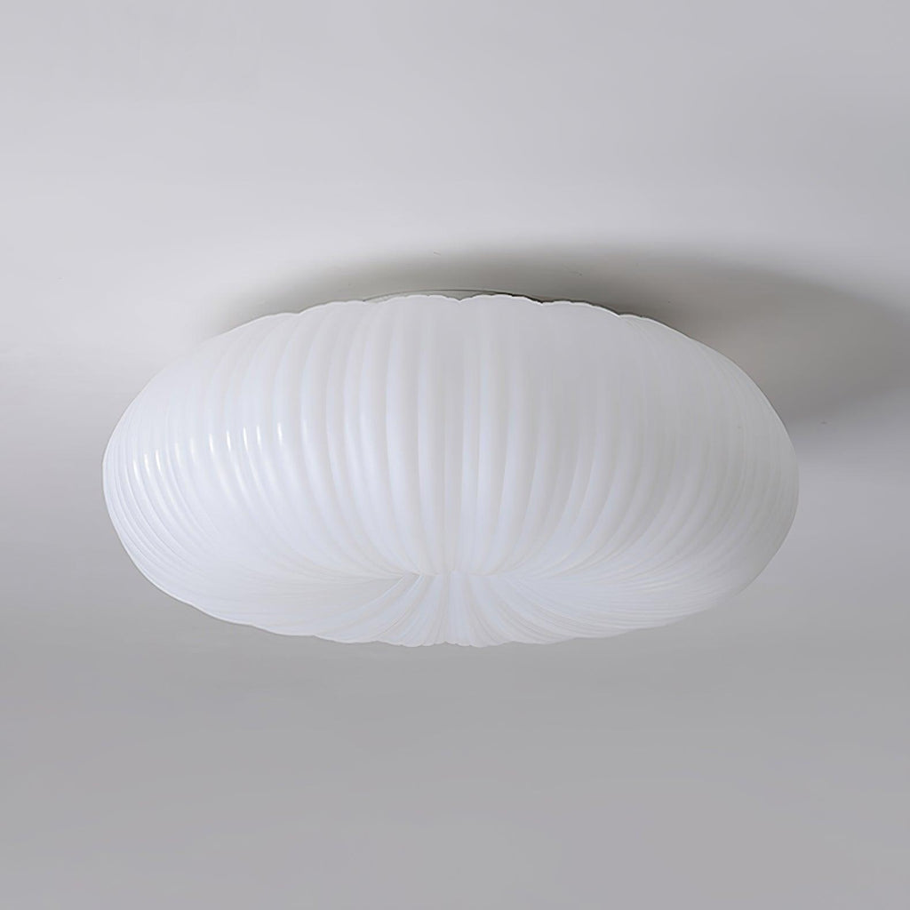 Minimalistyczna lampa sufitowa LED do wnętrz, do montażu podtynkowego, o okrągłym kształcie