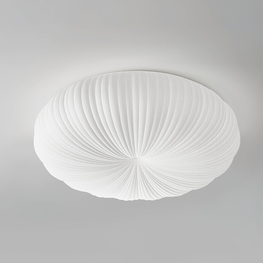 Minimalistyczna lampa sufitowa LED do wnętrz, do montażu podtynkowego, o okrągłym kształcie