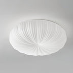Minimalistyczna lampa sufitowa LED do wnętrz, do montażu podtynkowego, o okrągłym kształcie
