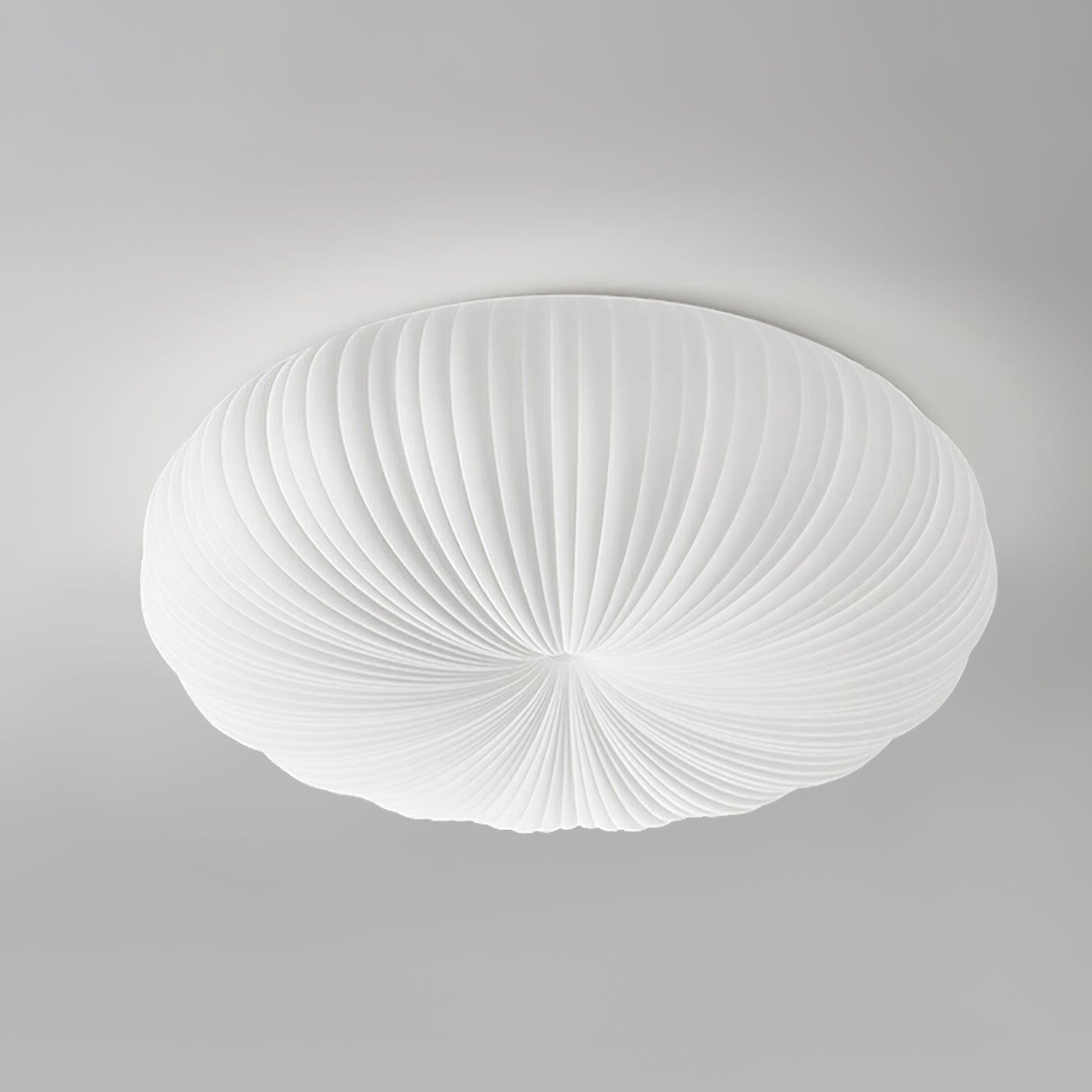 Minimalistyczna lampa sufitowa LED do wnętrz, do montażu podtynkowego, o okrągłym kształcie