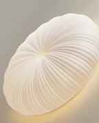 Minimalistyczna lampa sufitowa LED do wnętrz, do montażu podtynkowego, o okrągłym kształcie