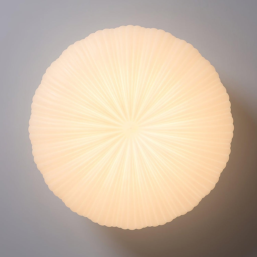 Minimalistyczna lampa sufitowa LED do wnętrz, do montażu podtynkowego, o okrągłym kształcie