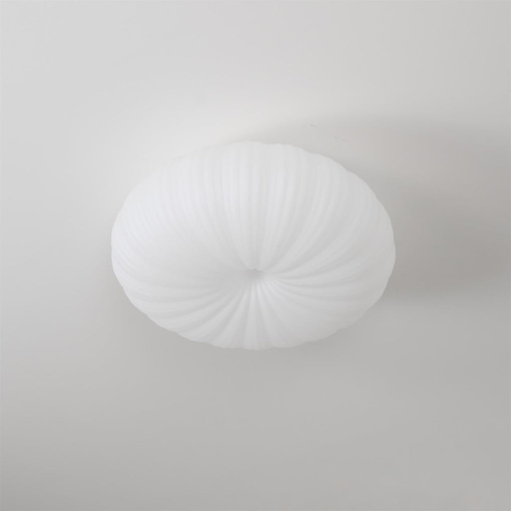 Minimalistyczna lampa sufitowa LED do wnętrz, do montażu podtynkowego, o okrągłym kształcie
