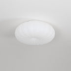 Minimalistyczna lampa sufitowa LED do wnętrz, do montażu podtynkowego, o okrągłym kształcie