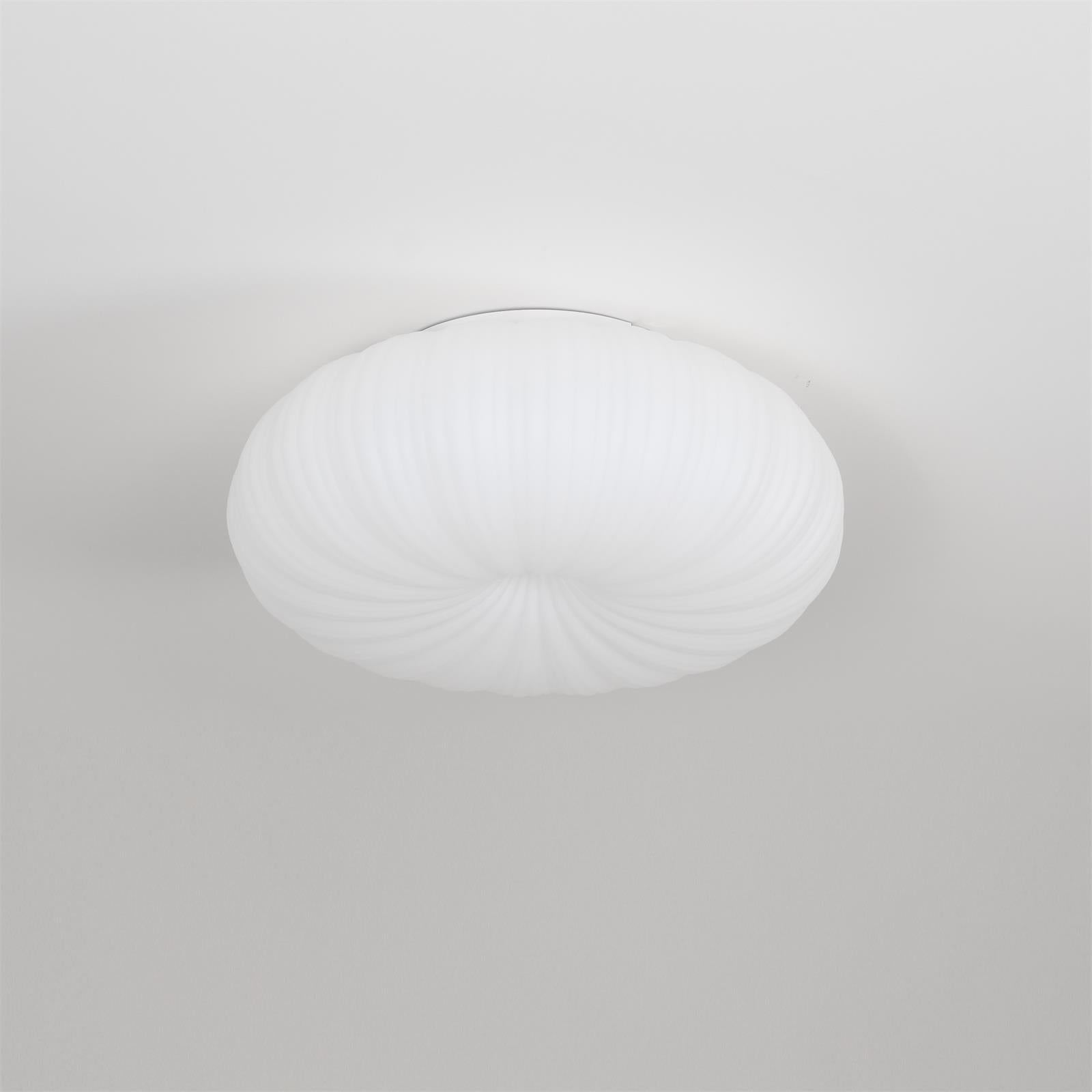 Minimalistyczna lampa sufitowa LED do wnętrz, do montażu podtynkowego, o okrągłym kształcie