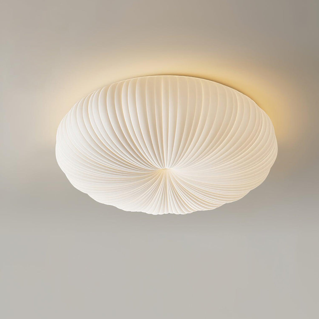 Minimalistyczna lampa sufitowa LED do wnętrz, do montażu podtynkowego, o okrągłym kształcie