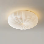 Minimalistyczna lampa sufitowa LED do wnętrz, do montażu podtynkowego, o okrągłym kształcie