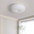 Minimalistyczna lampa sufitowa LED do wnętrz, do montażu podtynkowego, o okrągłym kształcie