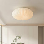 Minimalistyczna lampa sufitowa LED do wnętrz, do montażu podtynkowego, o okrągłym kształcie