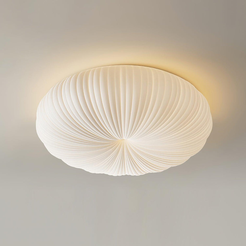 Minimalistyczna lampa sufitowa LED do wnętrz, do montażu podtynkowego, o okrągłym kształcie